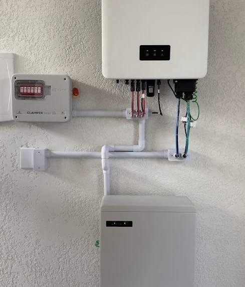 Sistema de armazenamento de energia instalado